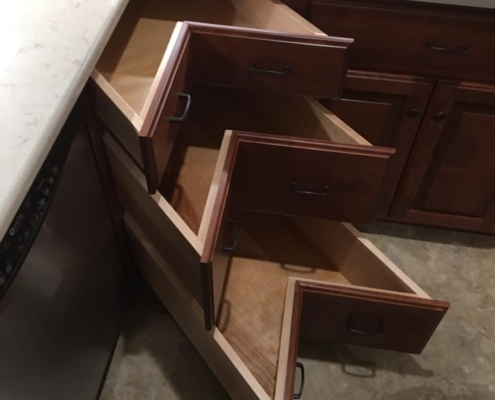 Custom Corner Drawers