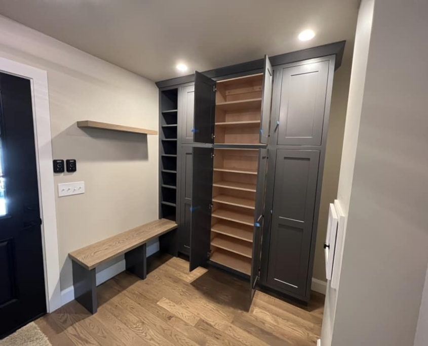 Custom Mudroom Storage