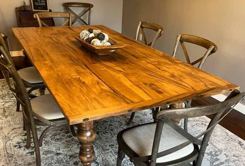 One-of-a-Kind Wooden Table