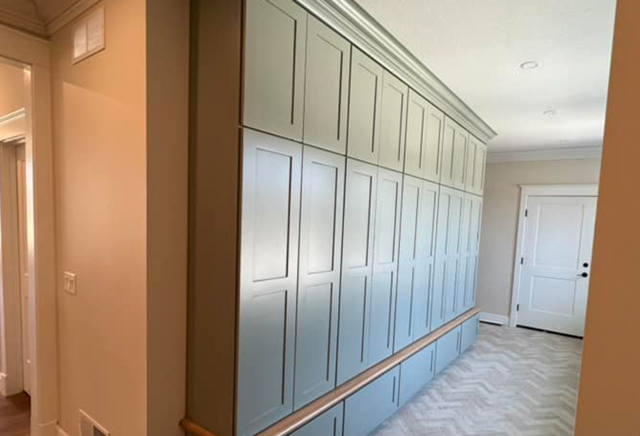 Mudroom Storage Custom Project